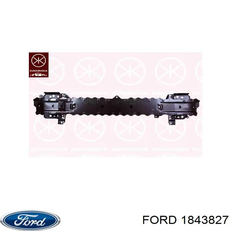 1843827 Ford refuerzo parachoque delantero