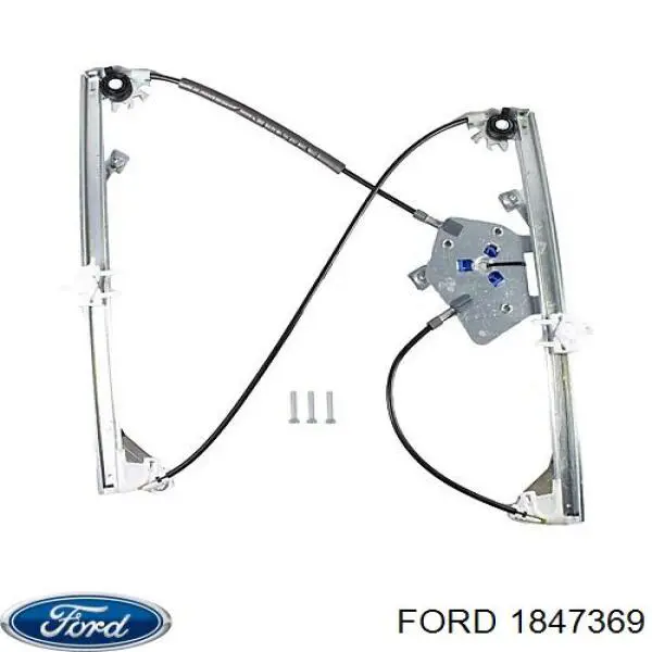 1847369 Ford mecanismo de elevalunas, puerta delantera derecha