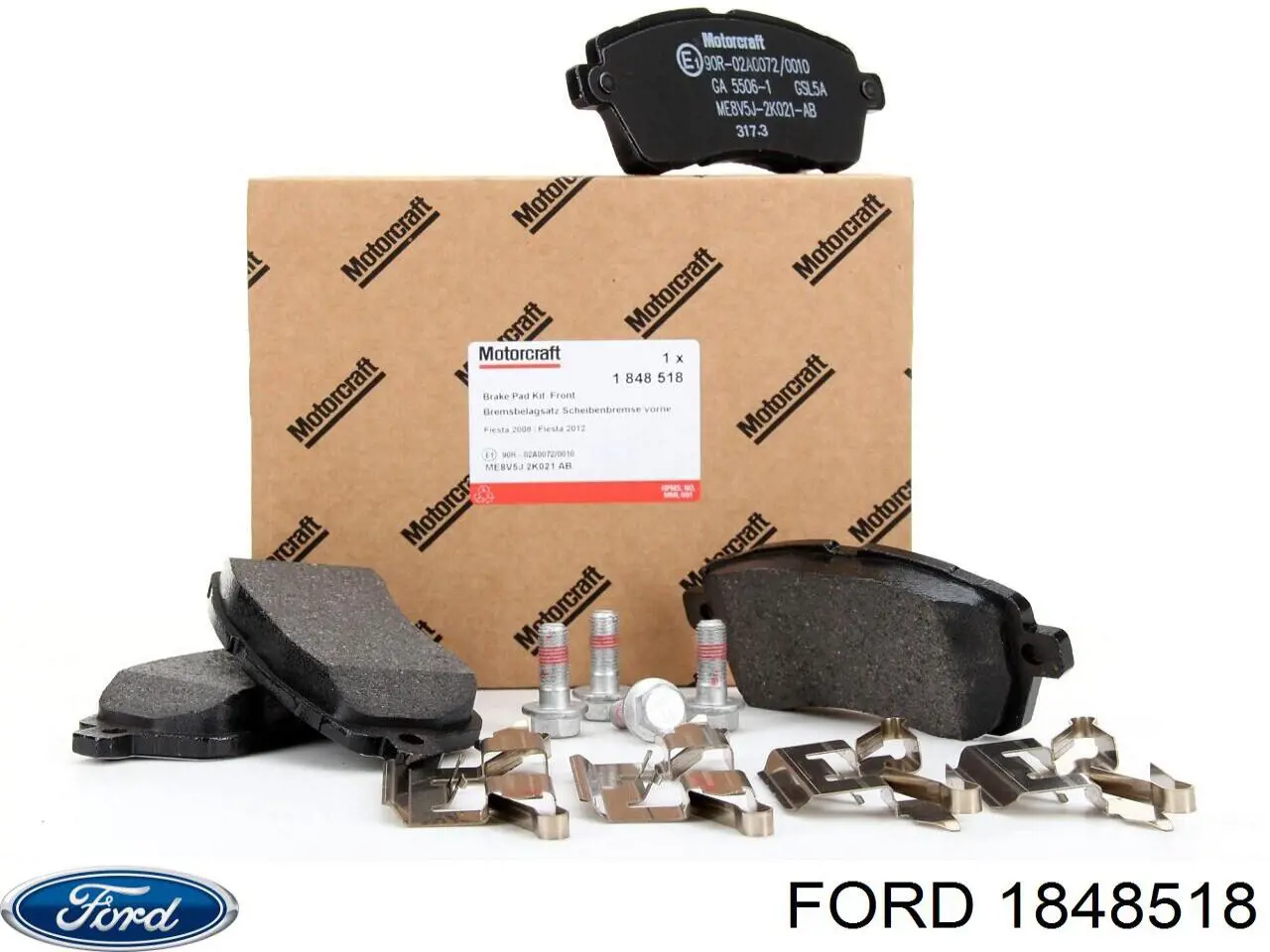 Comprar 1848518 Ford Pastillas delanteras de freno