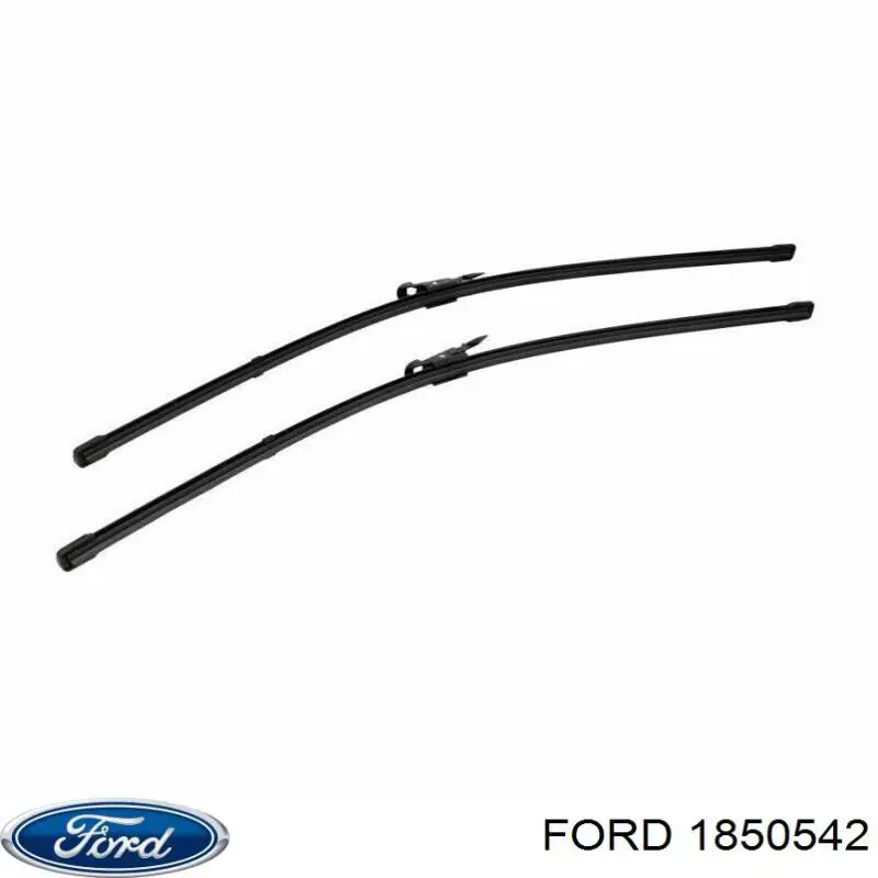 1850542 Ford juego de limpiaparabrisas de luna delantera, 2 piezas