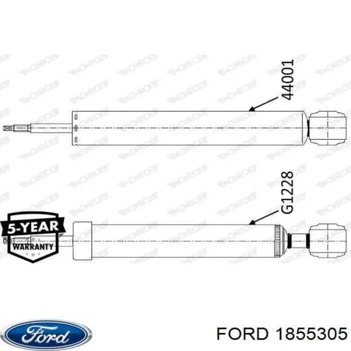 Comprar 1855305 Ford Amortiguador trasero