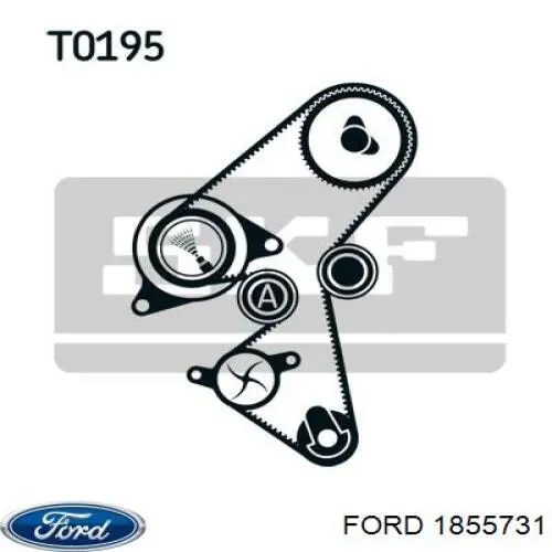 1855731 Ford kit de correa de distribución