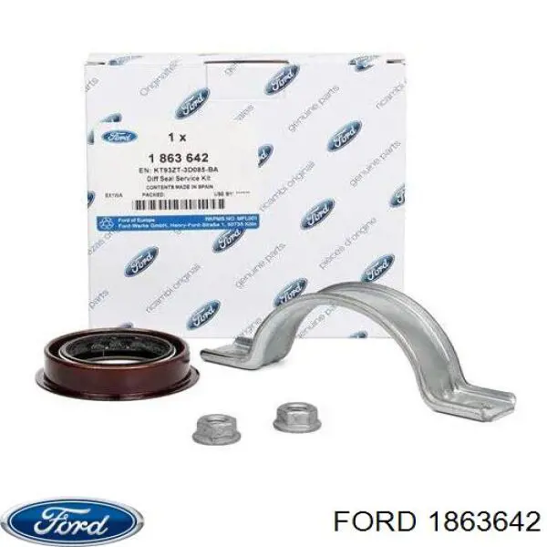 1863642 Ford Retén del semieje delantero derecho
