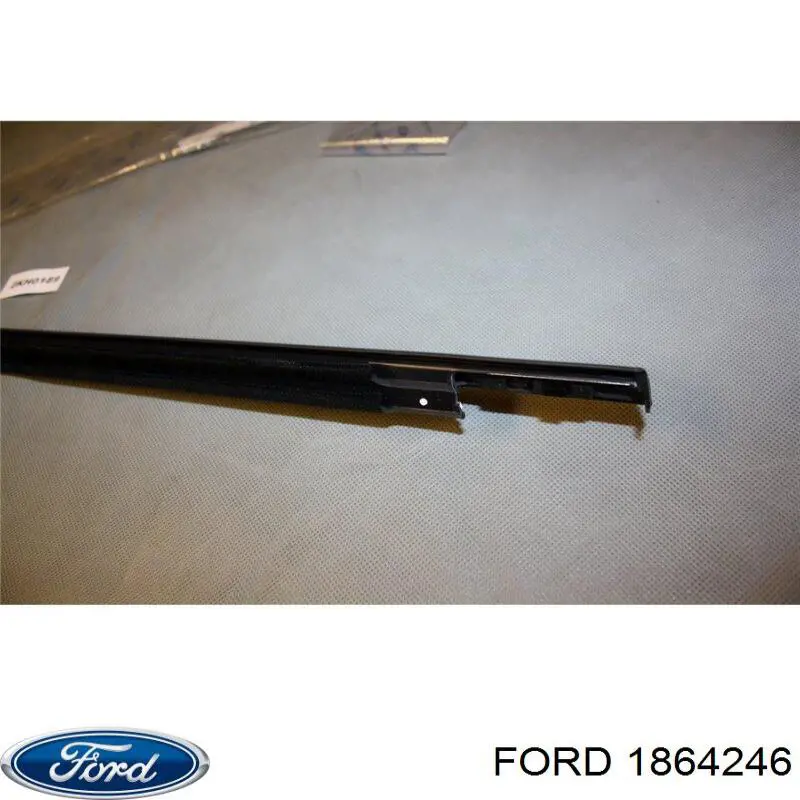 Lameluna de puerta trasera izquierda exterior para Ford Focus (CB8)