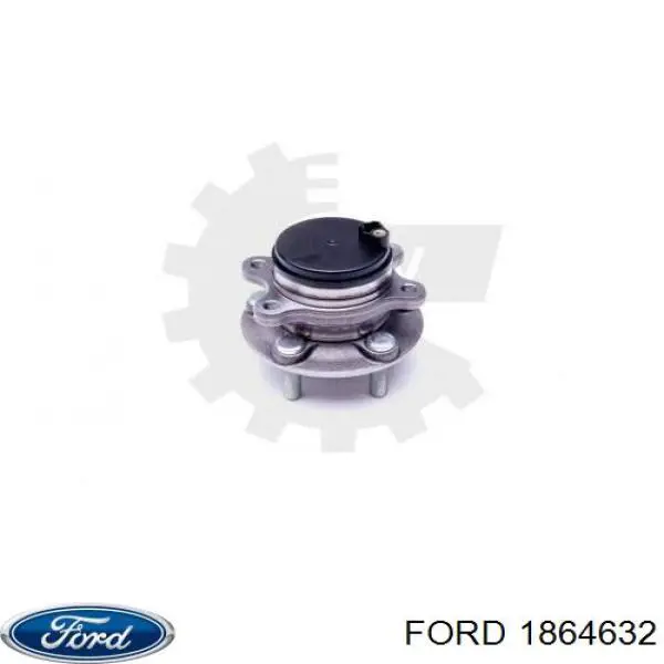 1864632 Ford cubo de rueda trasero