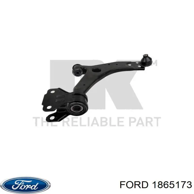 1865173 Ford barra oscilante, suspensión de ruedas delantera, inferior izquierda