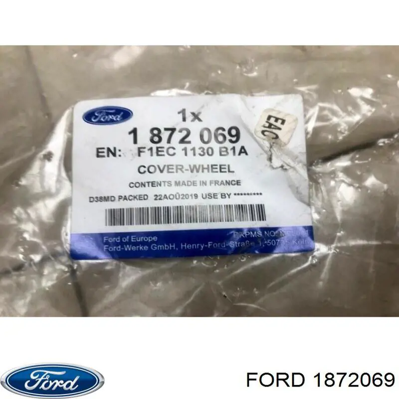 Tapa de rueda Ford 1872069 precio, desde 51,62 EUR