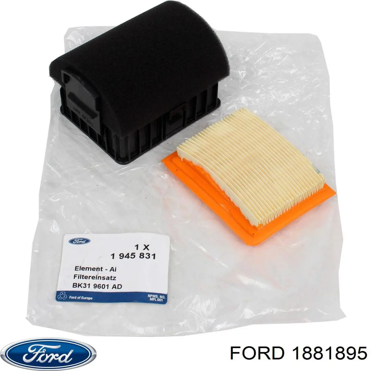 El filtro de aire Ford 1881895 precio, desde 8,11 EUR