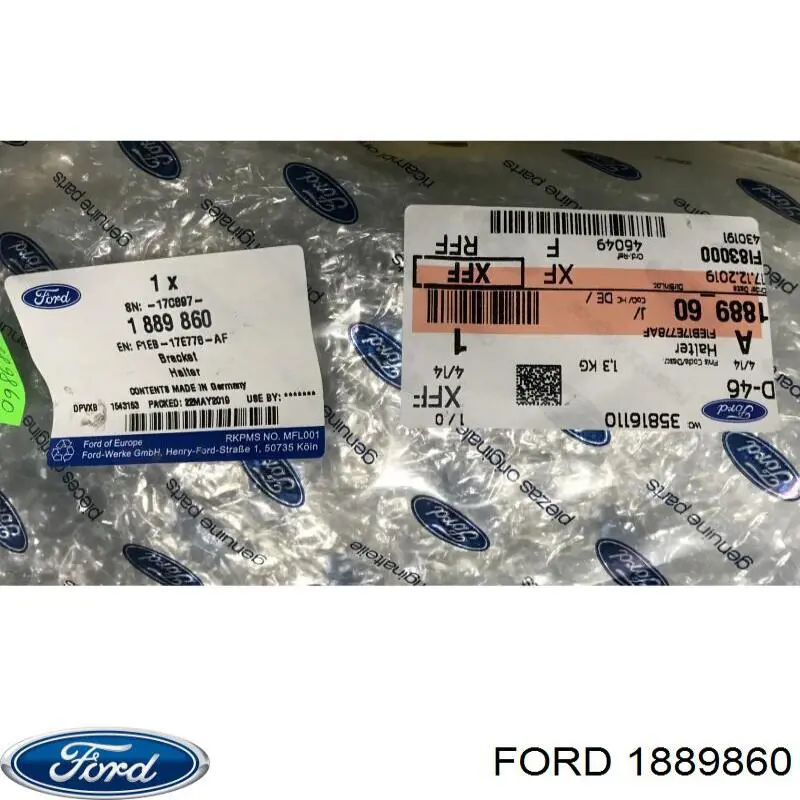 F1EB17E778AF Ford refuerzo parachoque delantero