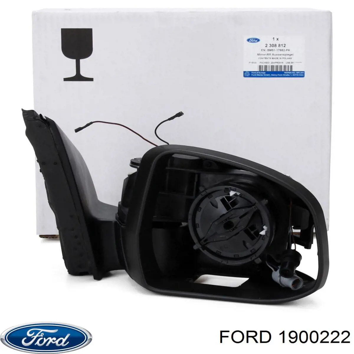 Espejo retrovisor derecho Ford 1900222 precio, desde 118,73 EUR