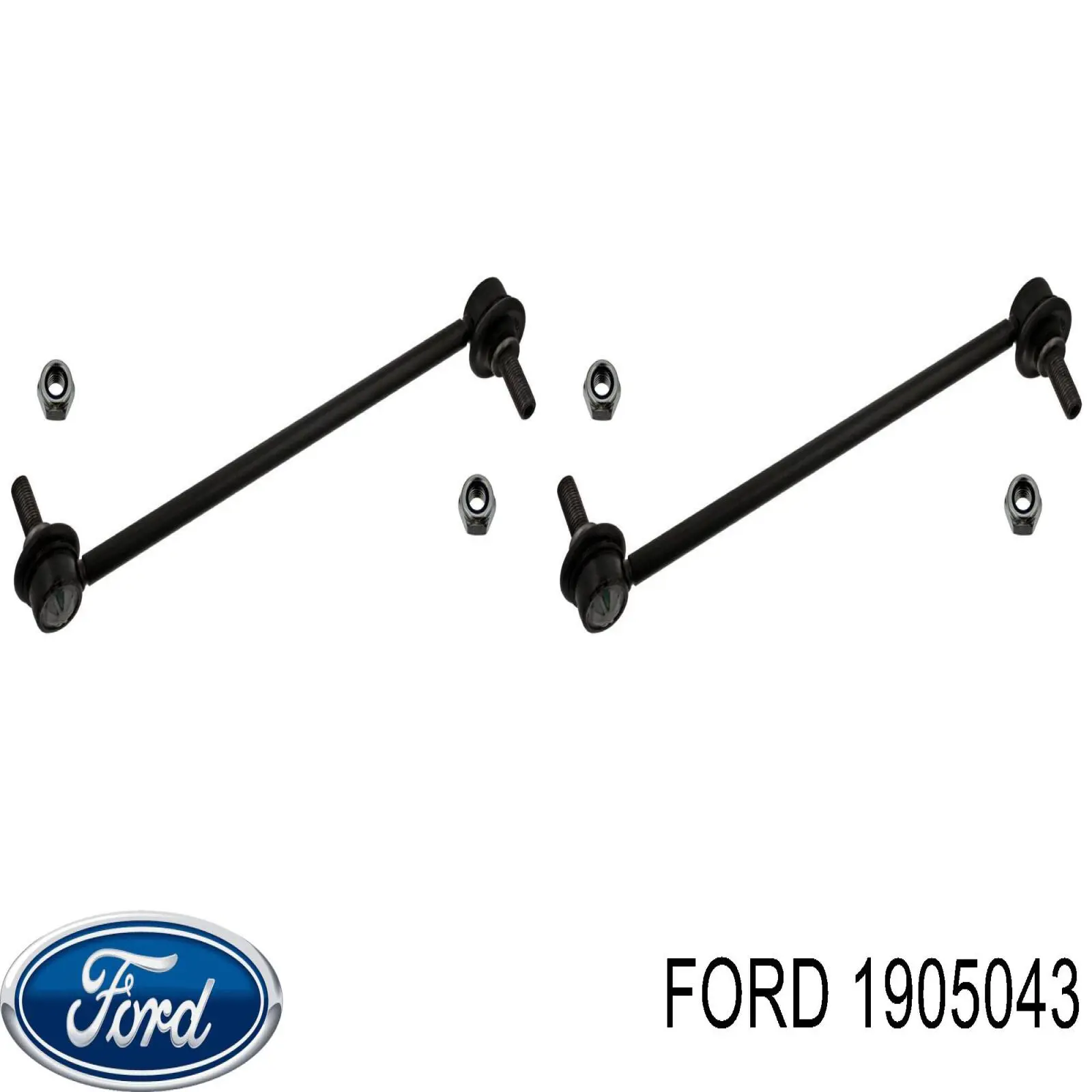 Soporte de barra estabilizadora delantera Ford Fiesta CB1