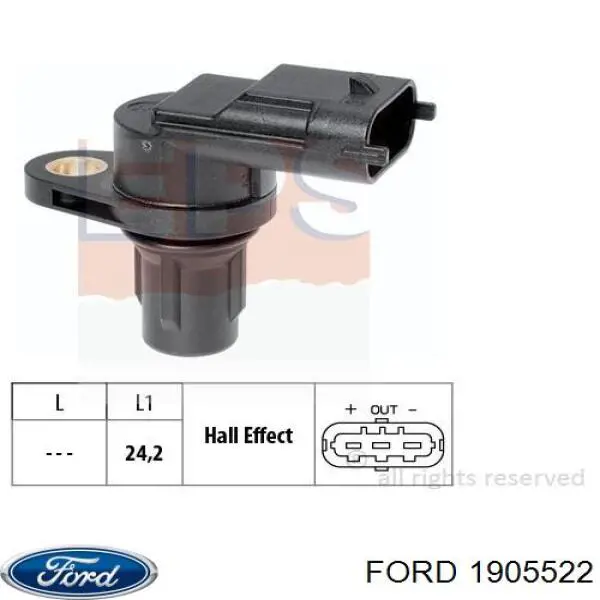 Comprar 1905522 Ford Sensor de posición del árbol de levas