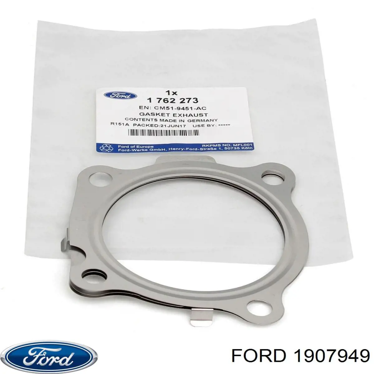 1907949 Ford Silenciador trasero