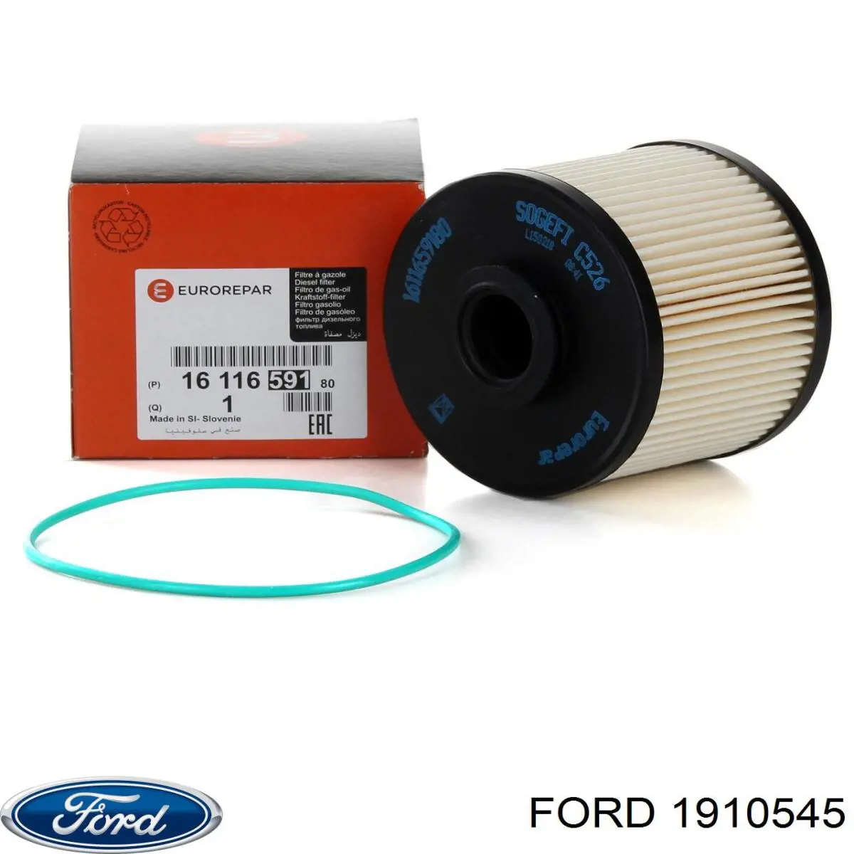 Caja del filtro de combustible 1910545 Ford