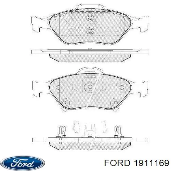 Comprar 1911169 Ford Pastillas delanteras de freno