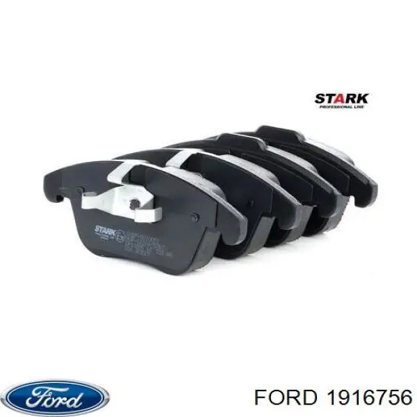 Pastillas de freno delanteras Ford 1916756