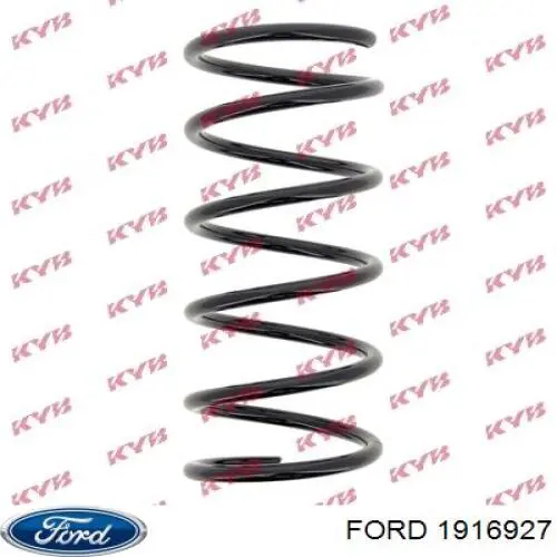 1580523 Ford muelle de suspensión eje trasero