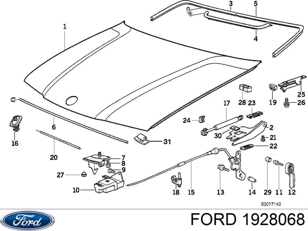 Puerta de coche, delantera, izquierda Ford 1879661 precio, desde 278,78 EUR