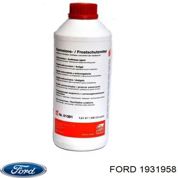 Antifreeze (Coolant) Ford 1931958 precio, desde 11,09 EUR