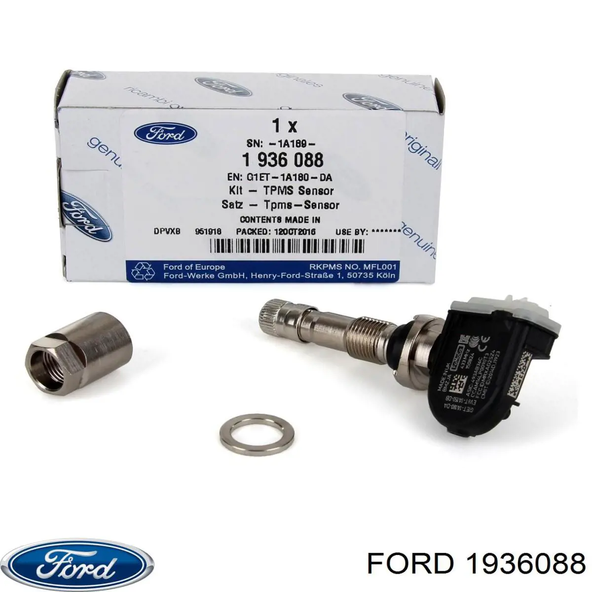 1936088 Ford Sensor de presión de neumáticos (TPMS)