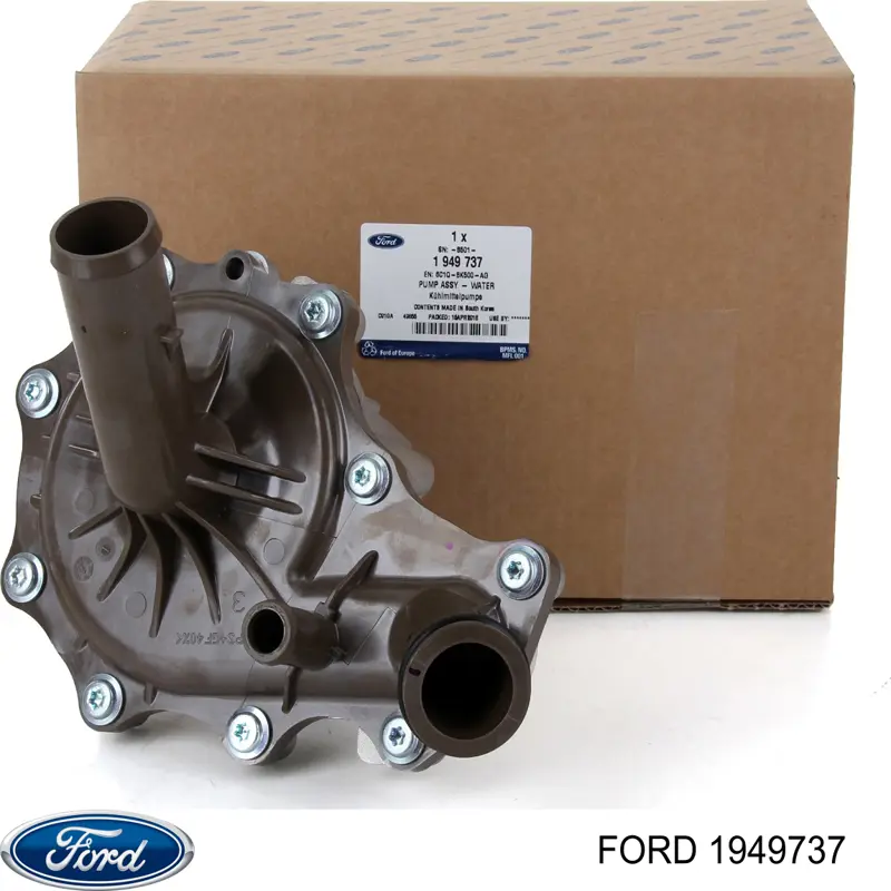 Bomba de agua de refrigeración con carcasa 1949737 Ford