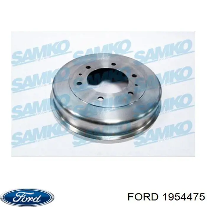 Tambor de freno trasero 432O6OFOO1 Nissan/Infiniti
