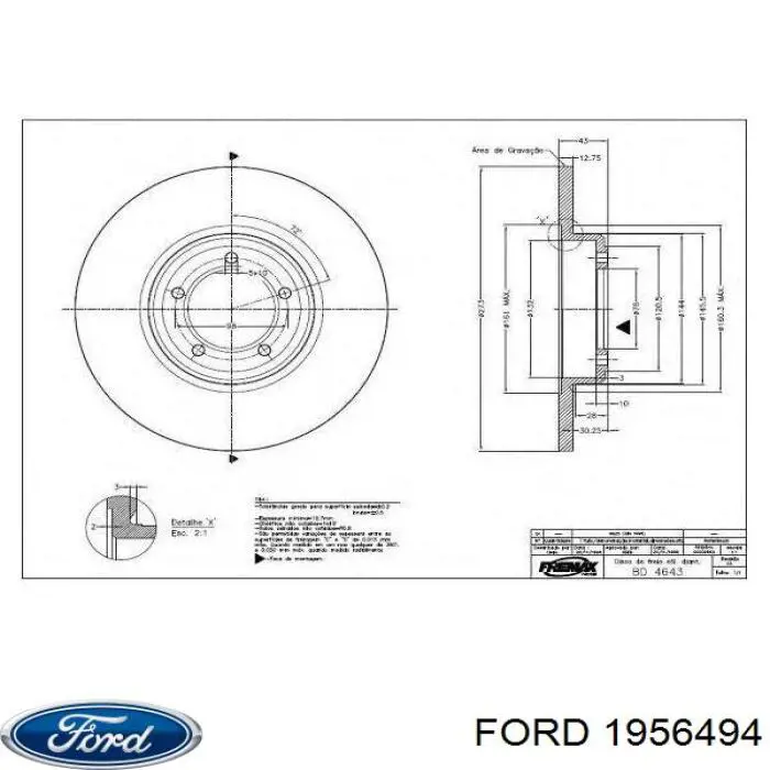 Pinza de freno delantera izquierda Nissan/Infiniti 411129C125 precio, desde 83,47 EUR