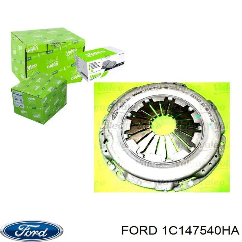 1C14 7540 HA Ford kit de embrague (3 partes)