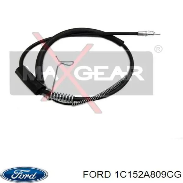 1C15-2A809-CG Ford cable de freno de mano trasero izquierdo