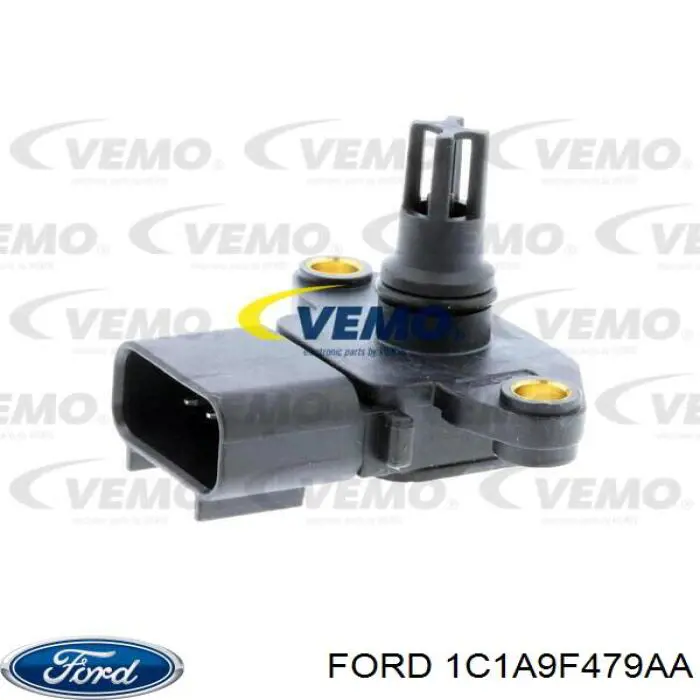 1C1A9F479AA Ford sensor de presion de carga (inyeccion de aire turbina)