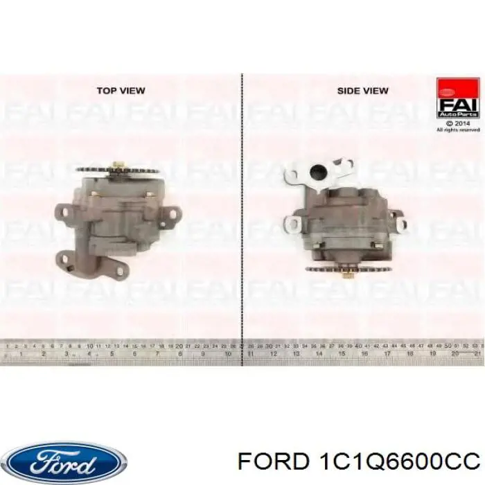 1C1Q6600CC Ford bomba de aceite