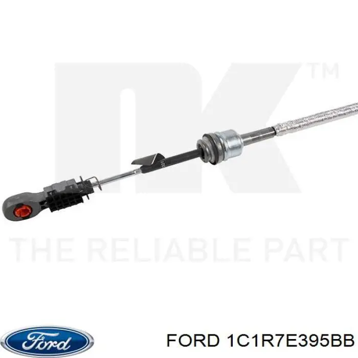 1C1R7E395BB Ford cable de accionamiento, caja de cambios (selección de marcha)