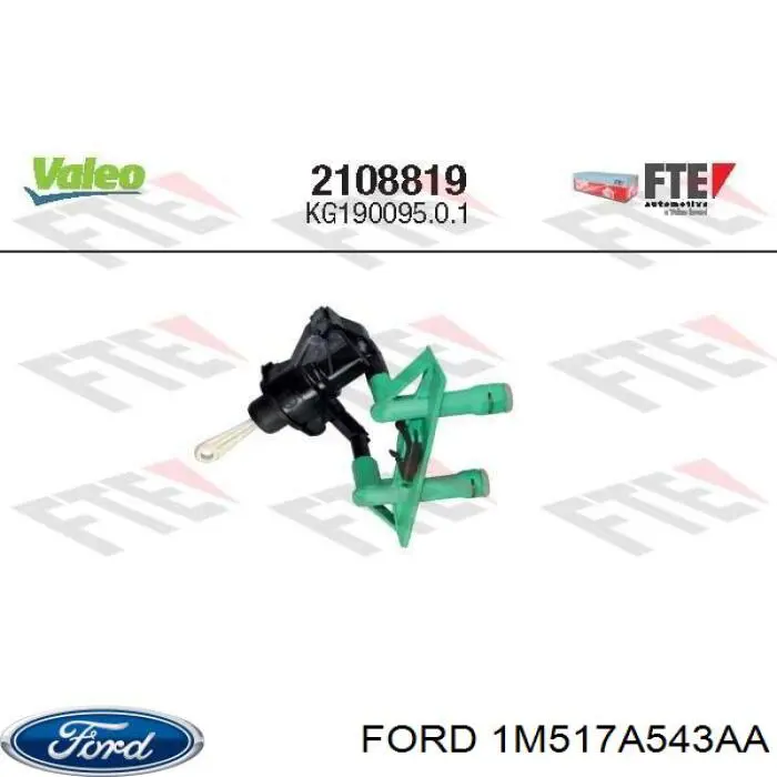 Bomba de embrague Ford 1M517A543AA