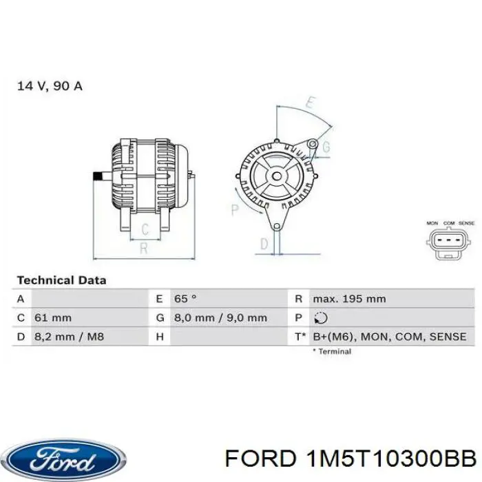 Comprar 1M5T10300BB Ford Dynamo