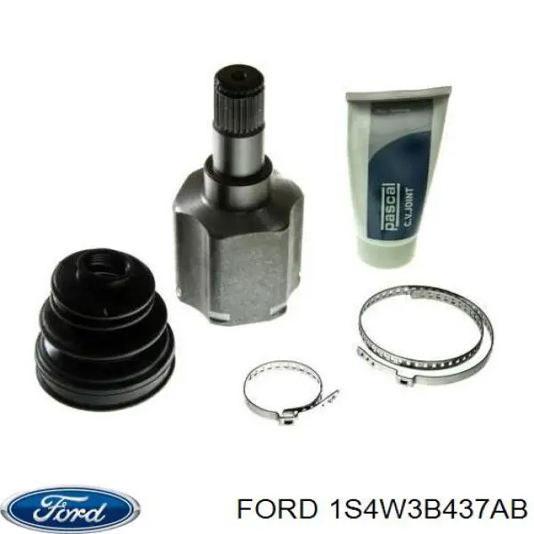 1S4W3B437AB Ford árbol de transmisión delantero izquierdo