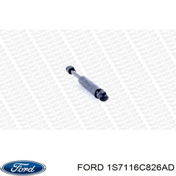 Amortiguador de capó 1S7116C826AD Ford