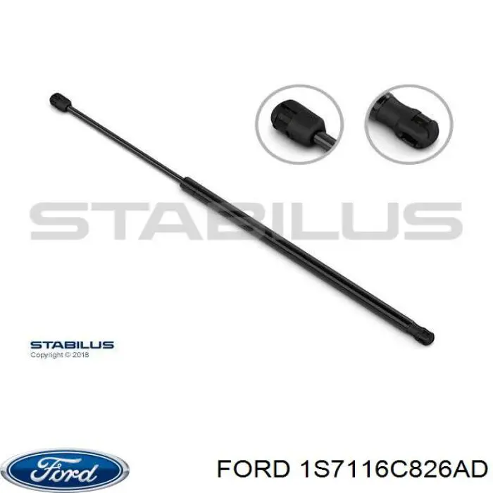 Comprar 1S7116C826AD Ford Amortiguador de capó