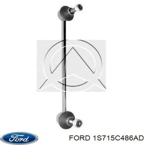 1S715C486AD Ford soporte de barra estabilizadora trasera