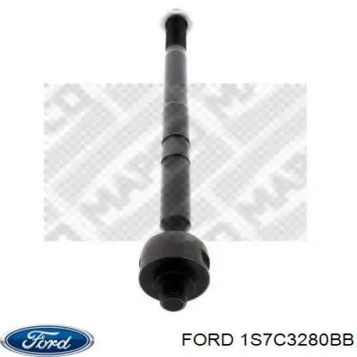 1S7C3280BB Ford barra de acoplamiento