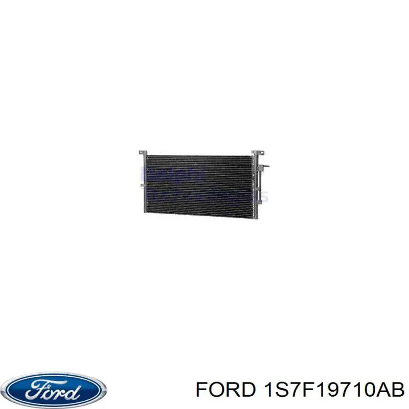 1S7F19710AB Ford condensador aire acondicionado