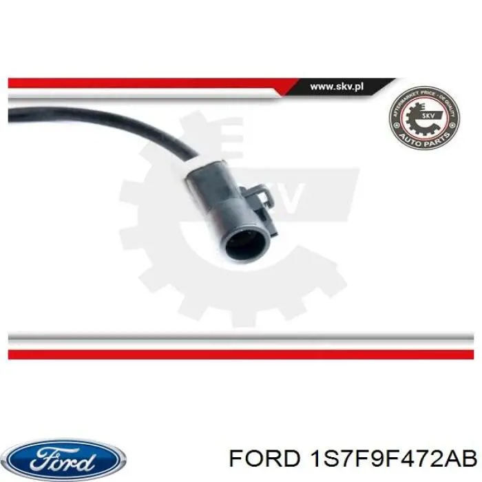 Sensor de oxígeno previo al catalizador 1S7F9F472AB Ford