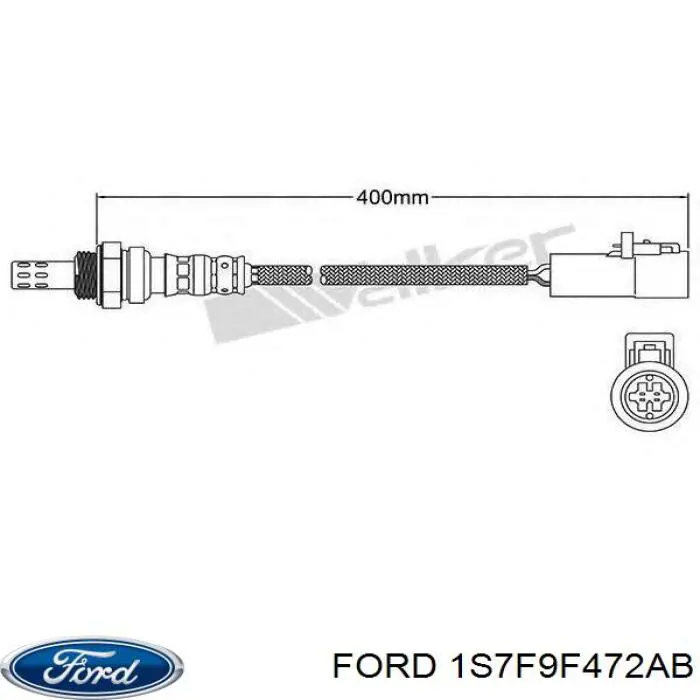 Sensor de oxígeno previo al catalizador Ford 1S7F9F472AB