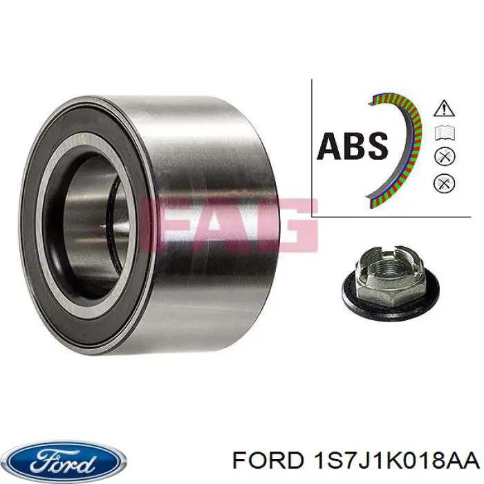 Cojinete de rueda delantero Jaguar X-type CF1