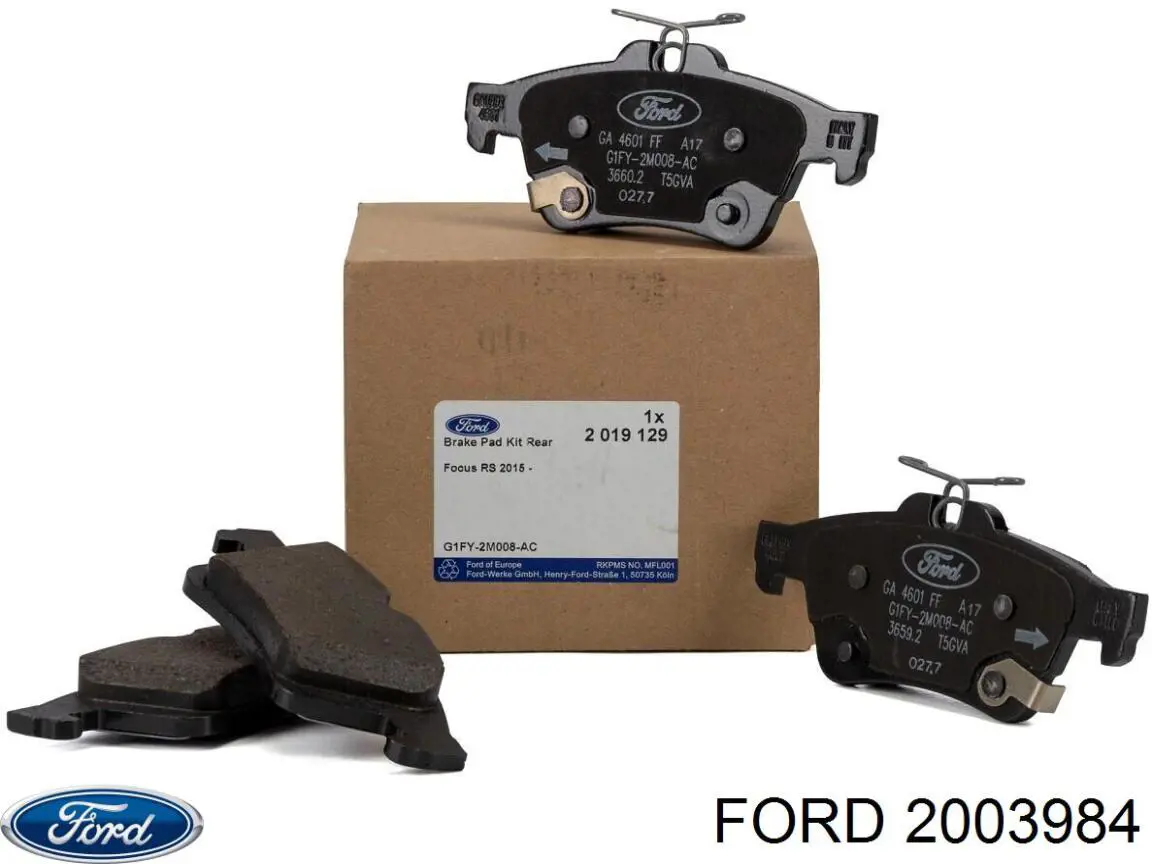 Pastillas freno delanteras Ford 2003984 precio, desde 66,42 EUR