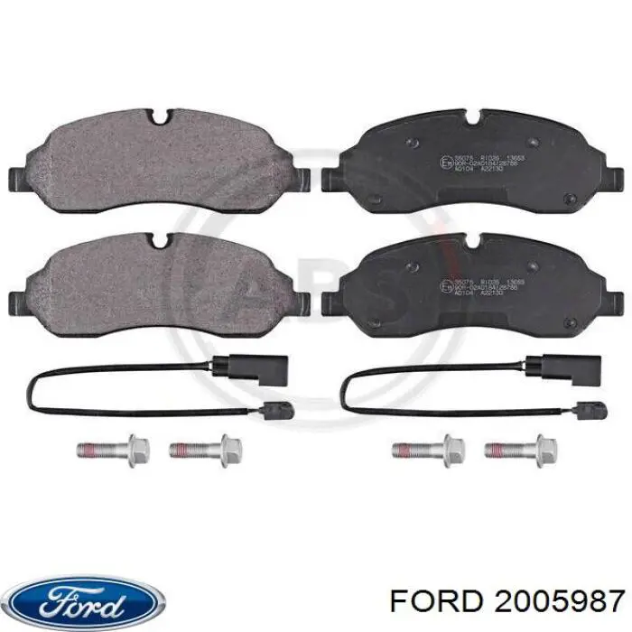 2005987 Ford pastillas de freno delanteras