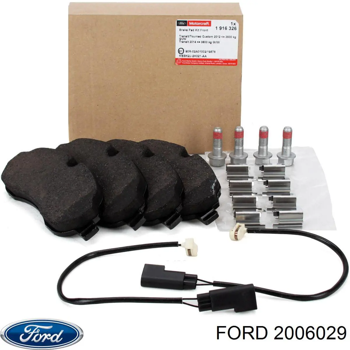 Pastillas de freno traseras 2006029 Ford