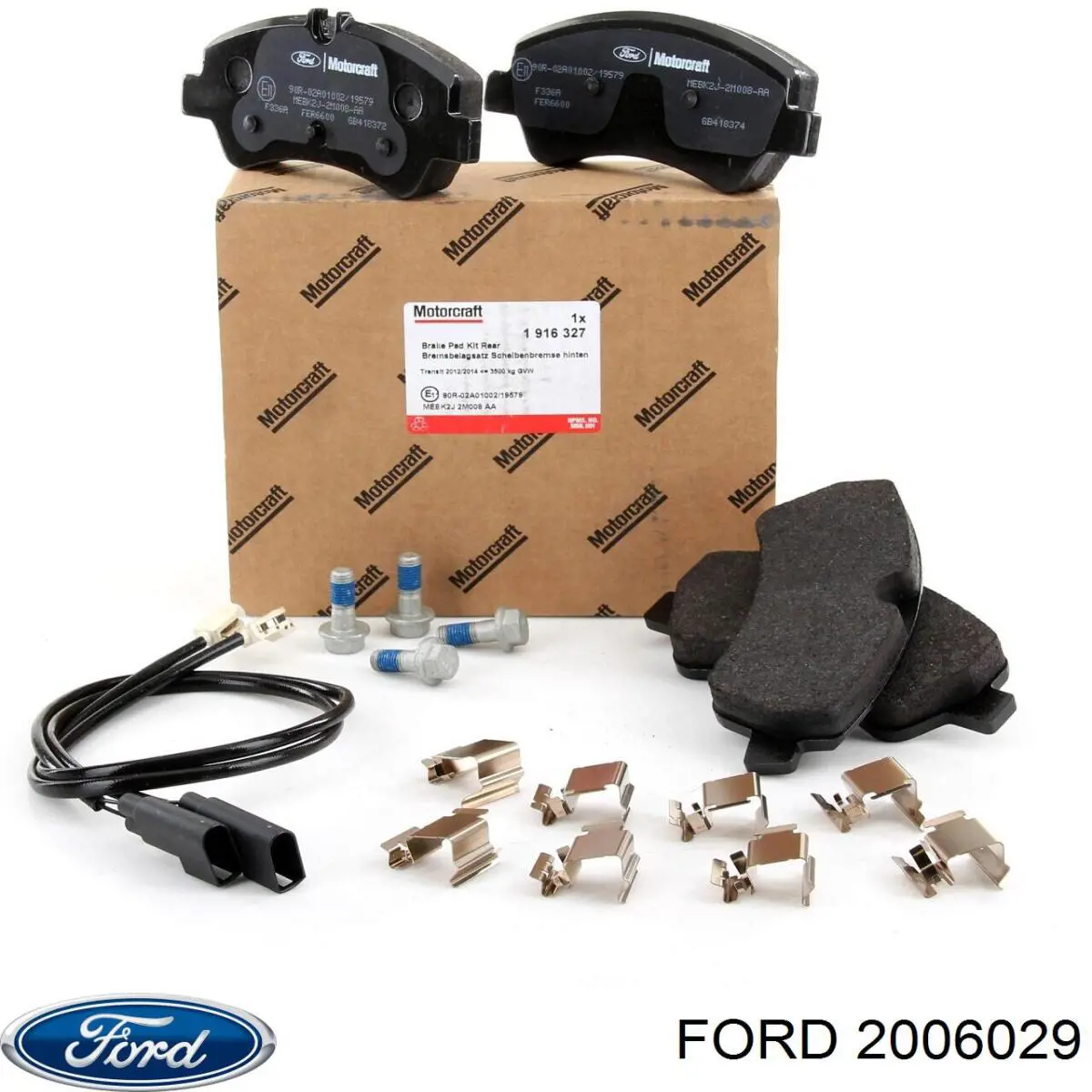 2006029 Ford pastillas de freno traseras