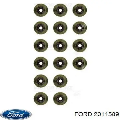 2011589 Ford sello de aceite de valvula (rascador de aceite Entrada/Salida Kit De Motor)