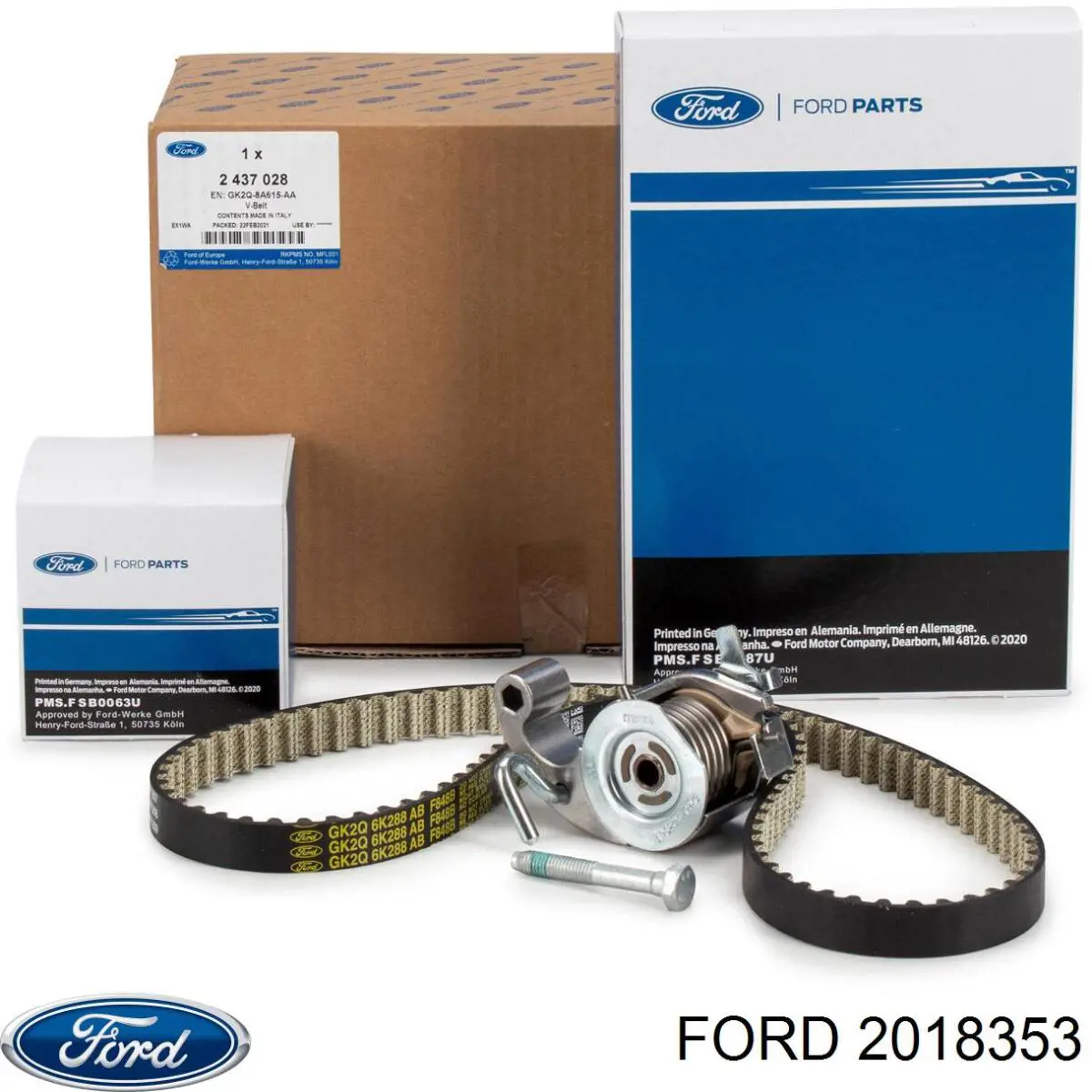 Correa de alternador 2018353 Ford