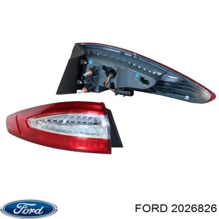 DS7313405DH Ford piloto posterior exterior izquierdo